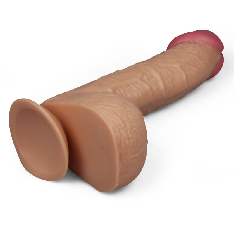 Реалистичный фаллоимитатор гигант LoveToy 10.5" Legendary King Sized Realistic Dildo, 28 см