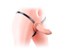 Фаллопротез LoveToy Unisex Hollow Strap On, 19 см