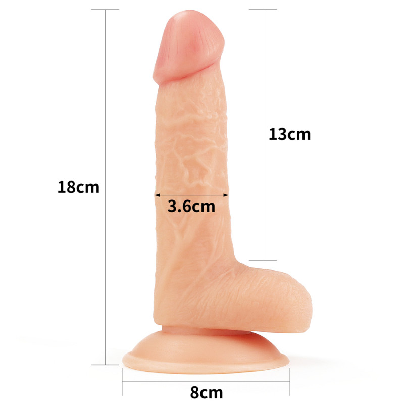 Реалистичный страпон с трусиками LoveToy Easy Strapon Set 7.0, 13 см
