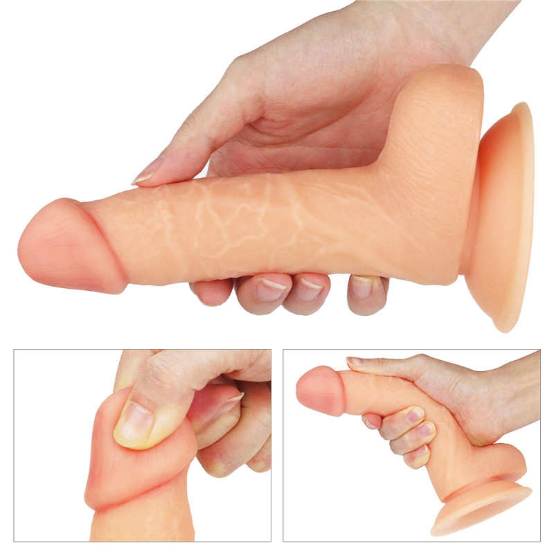 Реалистичный вибро-страпон с трусиками LoveToy Vibrating Easy Strapon Set 7.0, 13 см