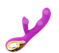 Вибратор кролик с двумя моторами MS TOYS Purple