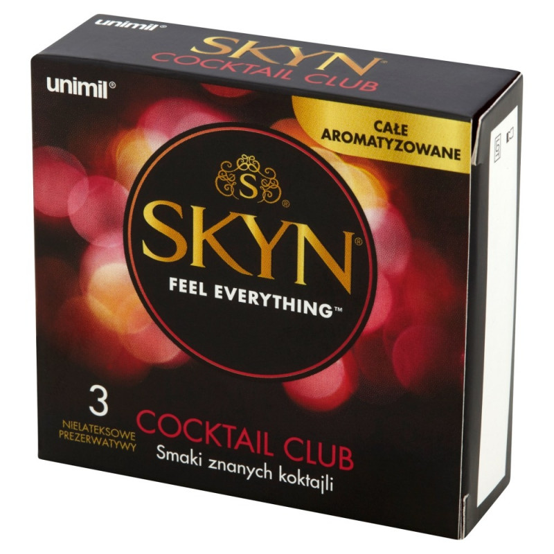 Презервативы классичекие ароматизированные SKYN Cocktail Club BOX 3, 3 шт