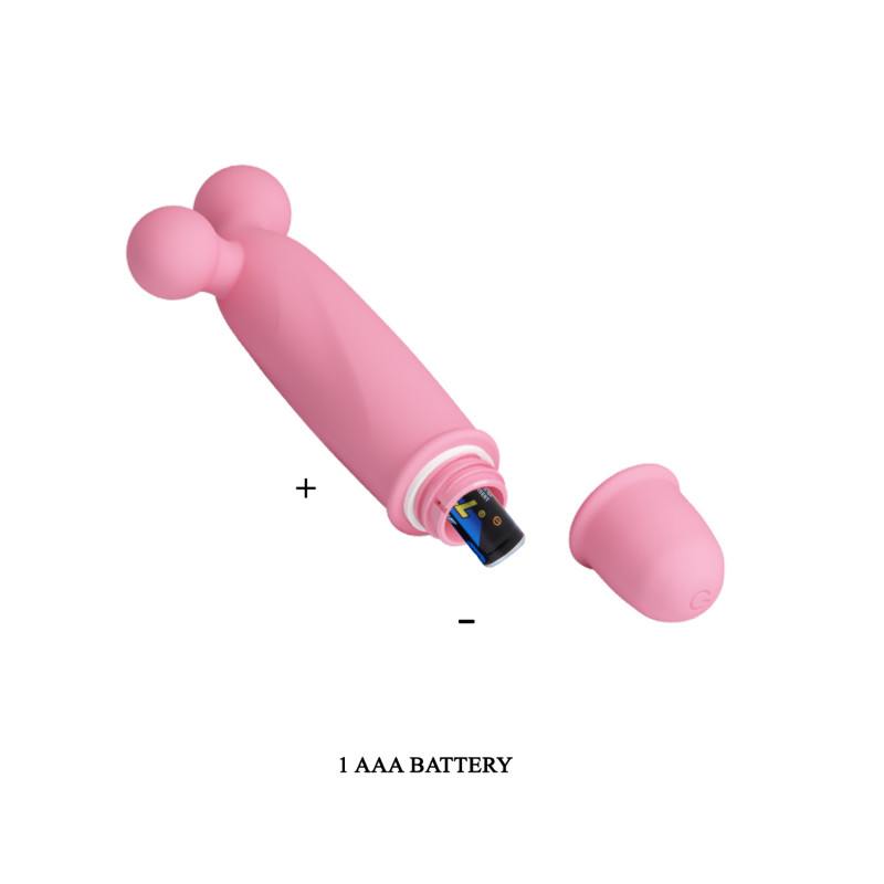 Мини-вибратор с шариками Goddard Pink, 10 режимов