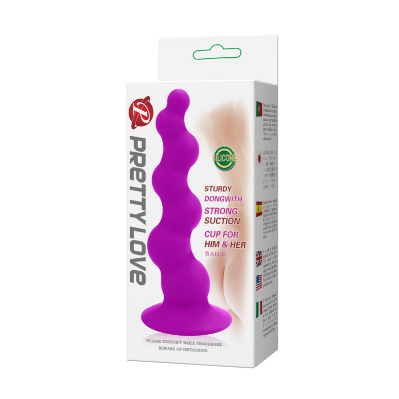 Пузырчатая анальная пробка Silicone Anal
