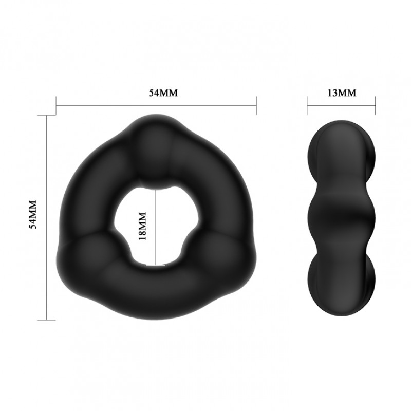 Эрекционное кольцо Super Soft Silicone №1