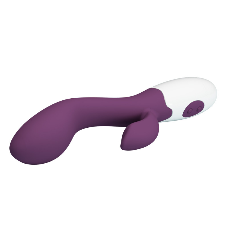 Бархатистый вибратор Brighty Purple, 30 режимов