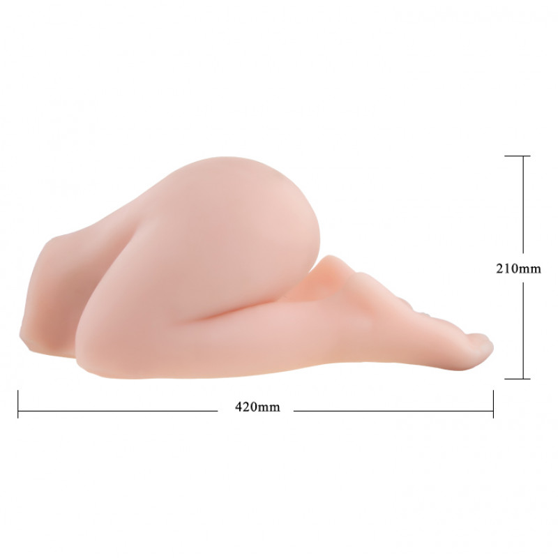 Мастурбатор вагина и попка с вибрацией 3D Passion Lady