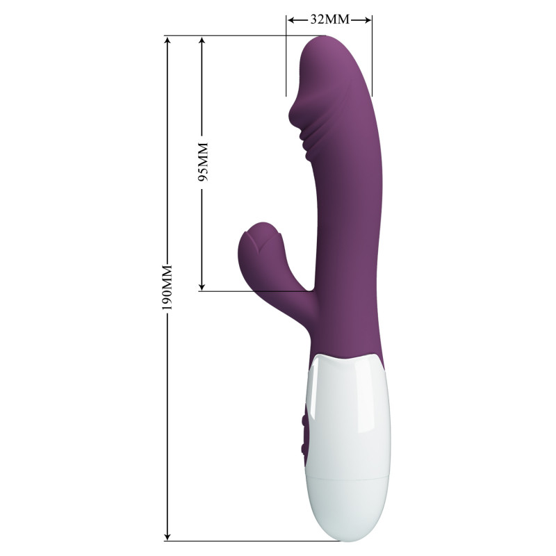 Вибратор-кролик SNAPPY Purple, 30 режимов вибрации