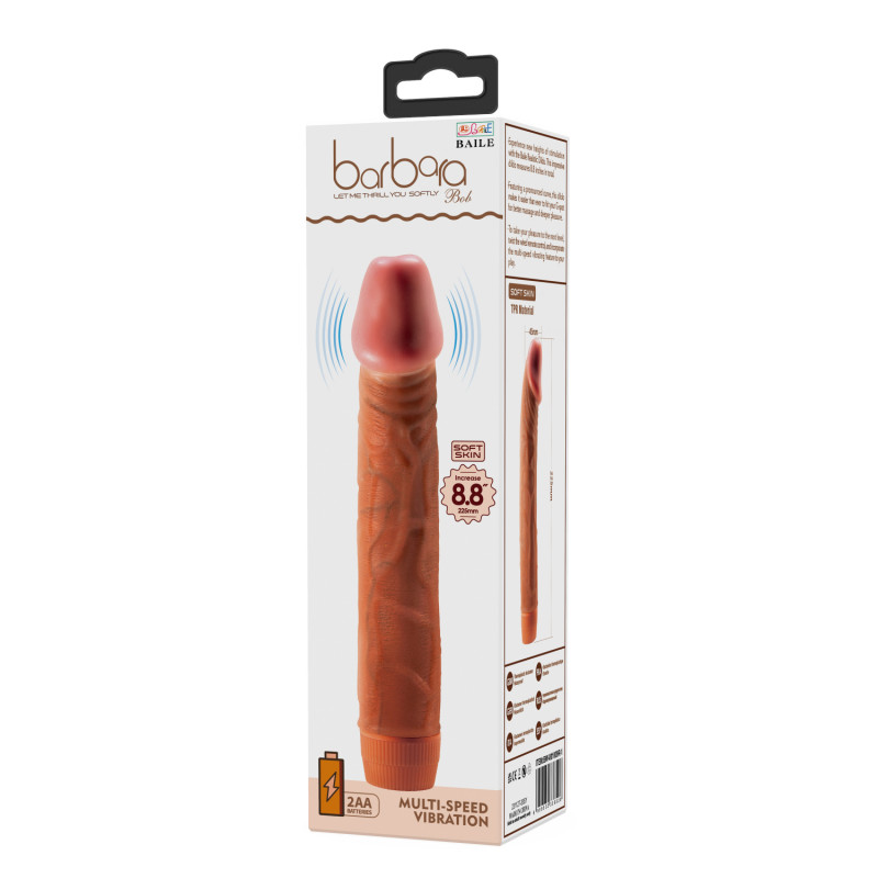 Реалистичный вибратор Bob, 22,5 см