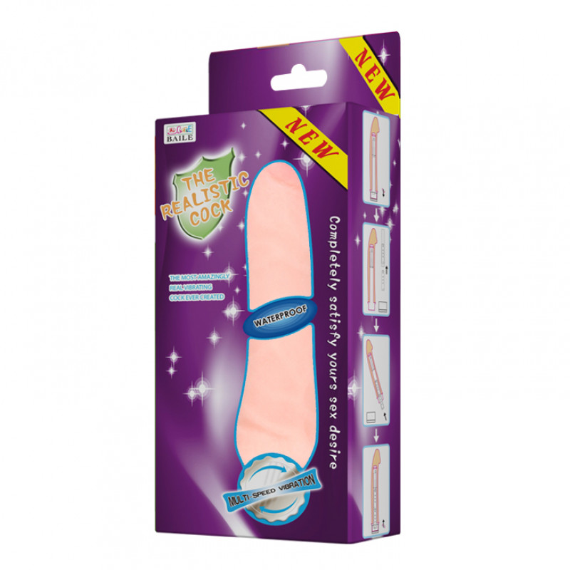 Реалистичный вибратор Waterproof, 20 см