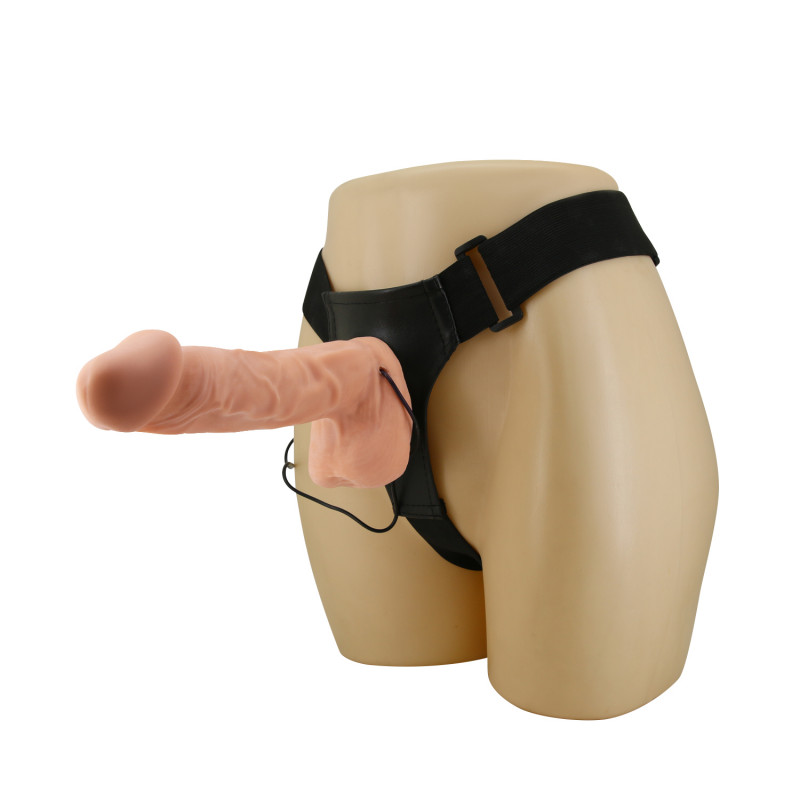 Страпон-гигант Ultra Harness Real Skin, 22 см