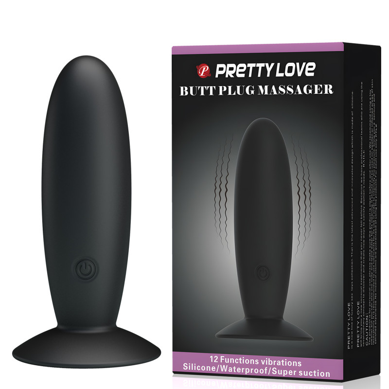 Анальная пробка с вибрацией Butt Plug Massager