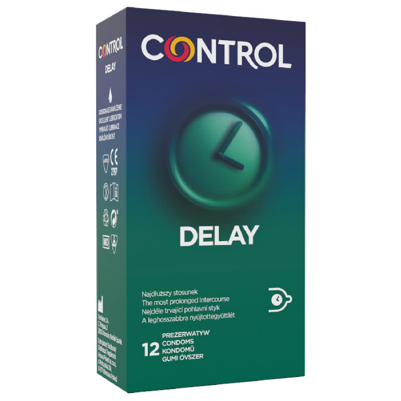 Презервативы продлевающие Control Delay, 12 шт