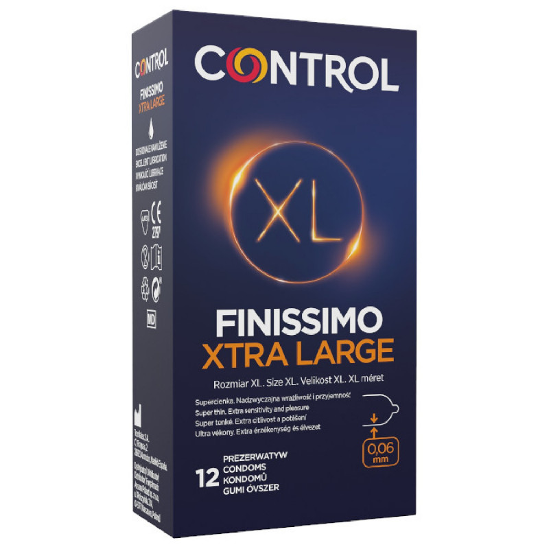 Презервативы увеличенного размера Control Finissimo Xtra Large, 12 шт