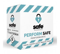 Презервативы продлевающие SAFE - Condoms Perform Safe Performance 56 мм, 5 шт