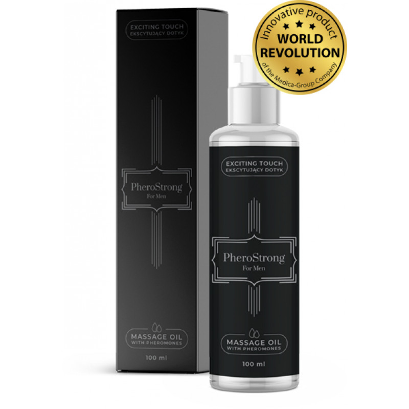 Массажное масло с феромонами для мужчин Medica PheroStrong Strong for Men Massage Oil, 100 мл