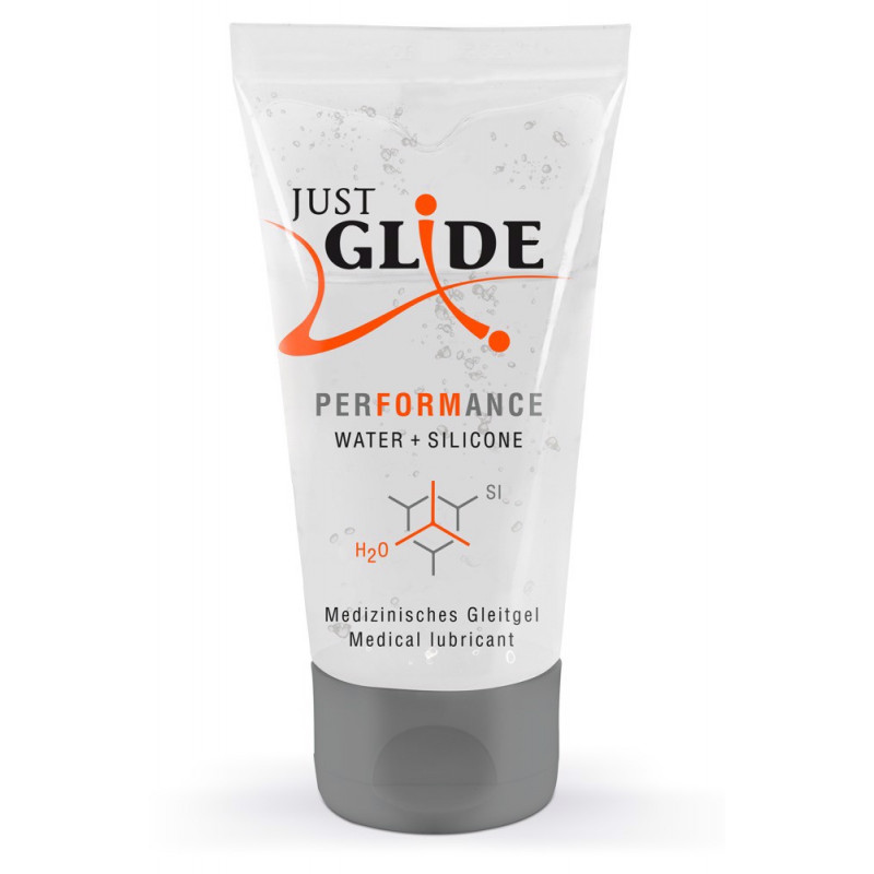 Гель-смазка на водно-силиконовой основе Just Glide Performance, 50 мл