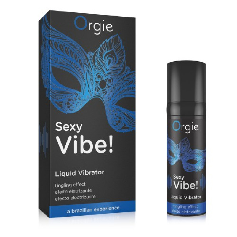 Возбуждающий гель жидкий вибратор Orgie SEXY VIBE! - LIQUID VIBRATOR, 15 мл