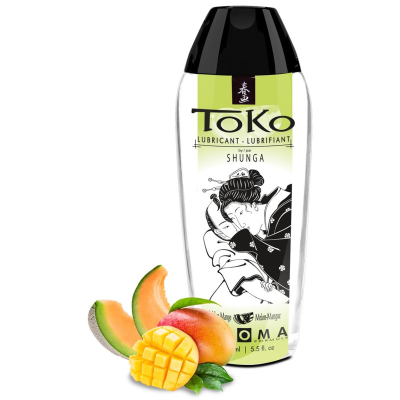Гель-смазка на водной основе со вкусом дыня и манго Shunga Toko Aroma Melon Mango, 165 мл