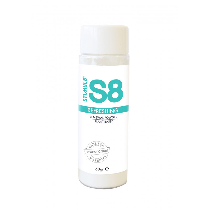 Порошок для ухода за секс-игрушками из кибер кожи S8  Renewal Powder , 60 гр