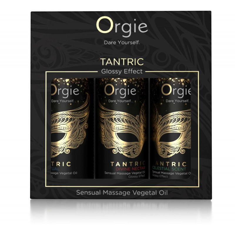 Набор массажных масел из Orgie Tantric Mini Size Collection, 3 шт. по 30 мл