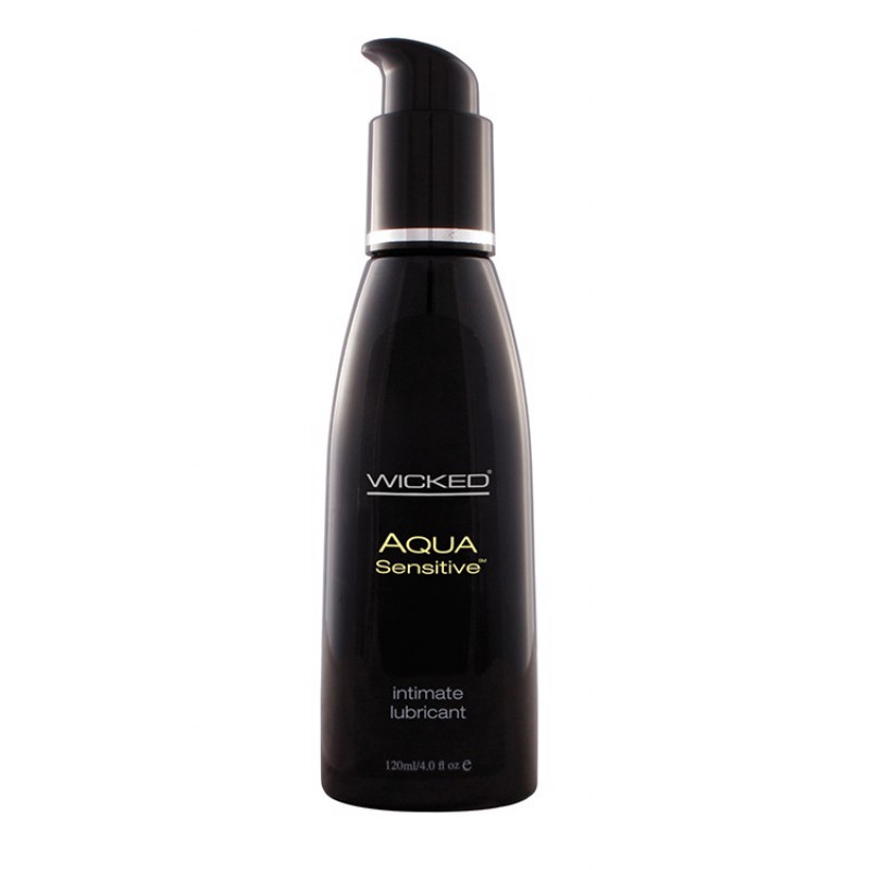Гель-смазка на водной основе гипоаллергенная WICKED AQUA SENSITIVE LUBRICANT, 120 мл