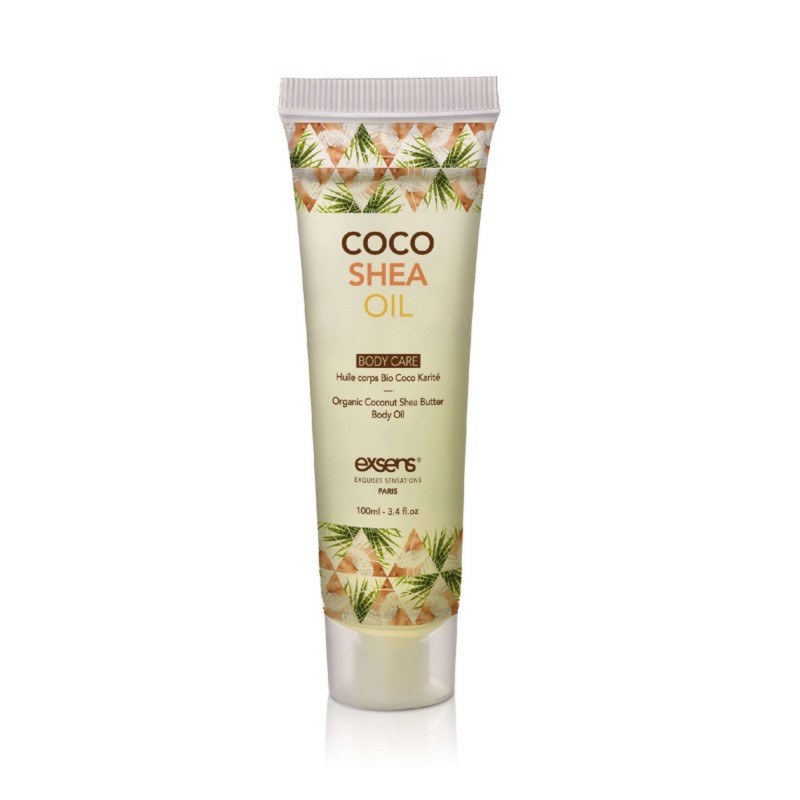 Массажное масло с ароматом кокоса COCO SHEA OIL Huile de massage BIO , 100 мл