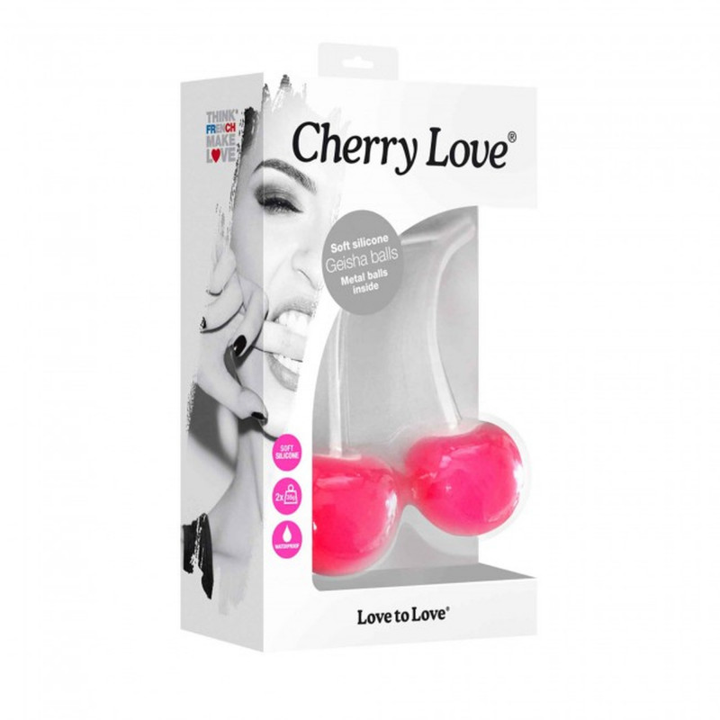 Вагинальные шарики вишенки CHERRY LOVE - DANGER PINK