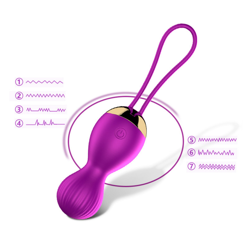 Вагинальные шарики с вибрацией с пультом ДУ Vibrating Silicone Kegel Balls USB 7 Function