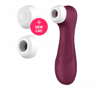 Вакуумный стимулятор красный Satisfyer Pro 2 Generation 3 with Liquid Air wine red