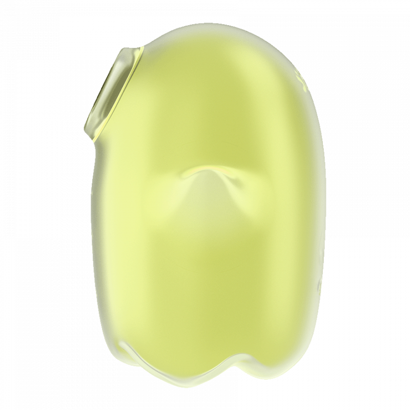 Вакуумный стимулятор клитора с вибрацией светящийся, желтый Satisfyer Glowing Ghost Yellow