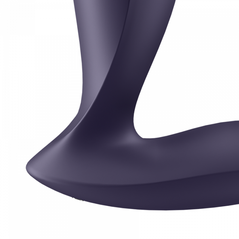 Анальный плаг с вибрацией управление со смартфона, черный Satisfyer Power Plug (Black)
