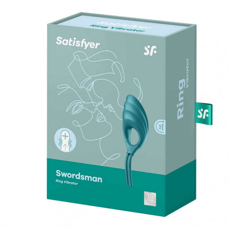 Эрекционное виброкольцо-лассо, зеленый Satisfyer Swordsman (Camouflage Green)