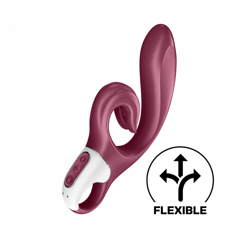 Вибратор для стимуляции точки G и клитора, красный Satisfyer Love me red