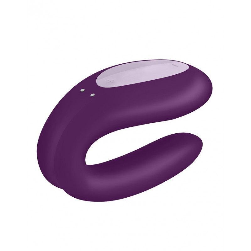 Вибратор для пар управление со смартфона Satisfyer Double Joy Partner Vibrator Violet