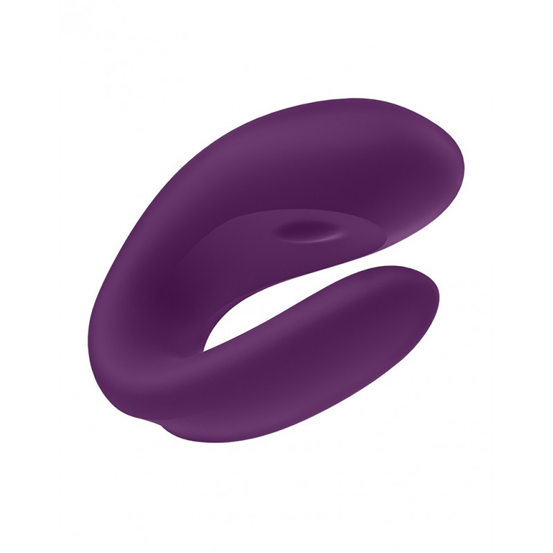 Вибратор для пар управление со смартфона Satisfyer Double Joy Partner Vibrator Violet