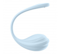 Вибро-яйцо управление со смартфона Satisfyer Smooth Petal light blue