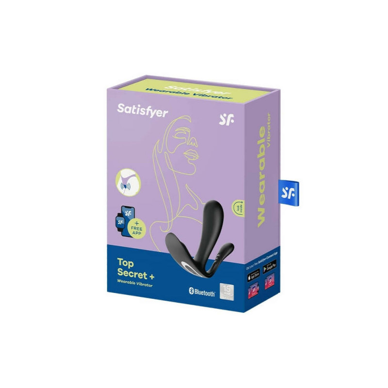 Тройной вибратор Satisfyer Top Secret + (Black)