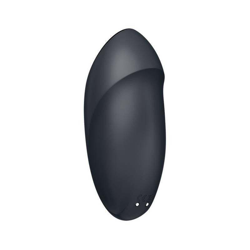 Вибратор для сильной стимуляции клитора с клипсой Satisfyer Tap & Climax 1 grey