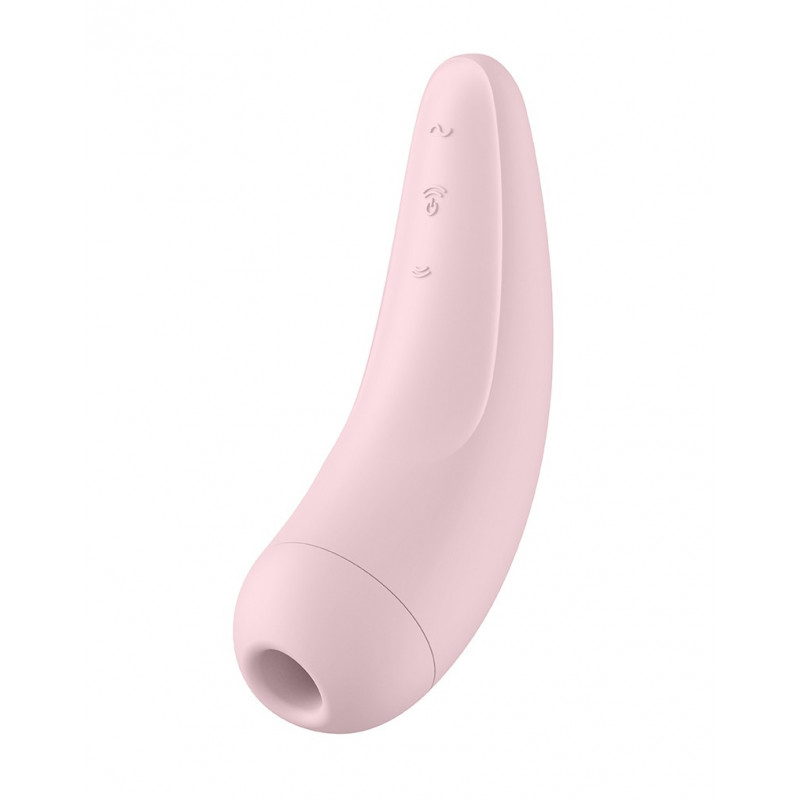 Вакуумно волновой стимулятор клитора с вибрацией управление со смартфона Satisfyer Curvy 2+ Air Pulse Stimulator + Vibration
