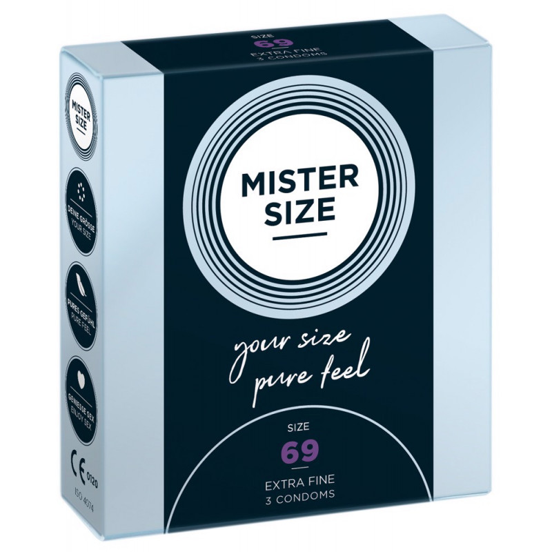 Презервативы Mister Size 69 мм, 3 шт