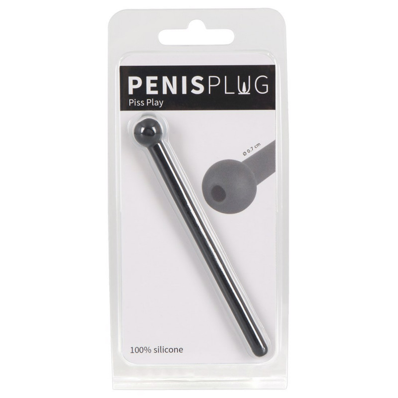 Уретральный стимулятор Penis Plug Piss Play black