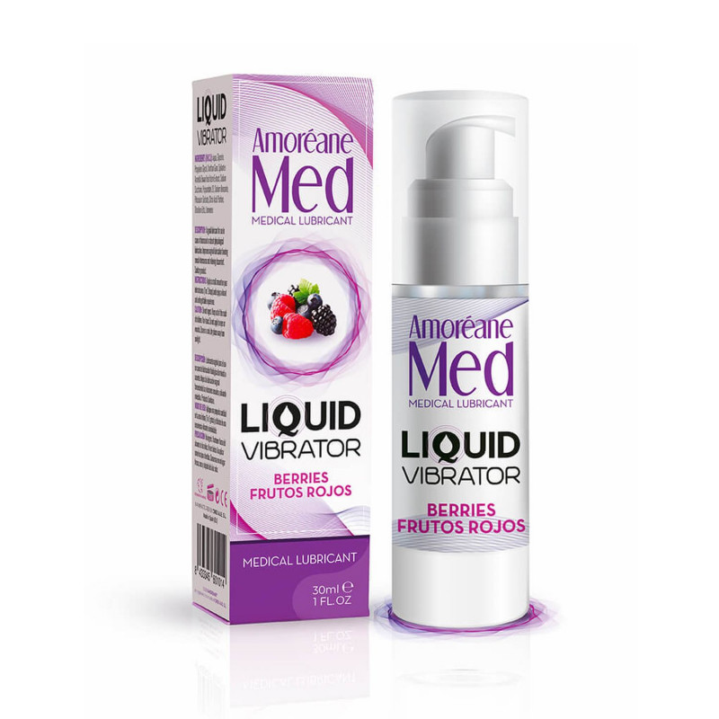 Возбуждающий гель жидкий вибратор с ароматом ягод Liquid Vibrator Berries, 30 мл