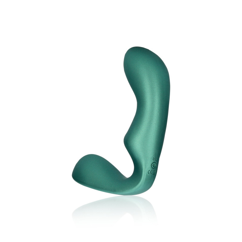 Стимулятор простаты с ДУ Pointed Vibrating Prostate Massager, зеленый