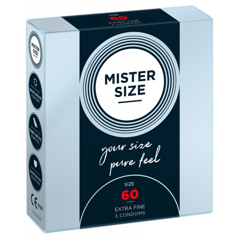 Презервативы Mister Size 60 мм, 3 шт