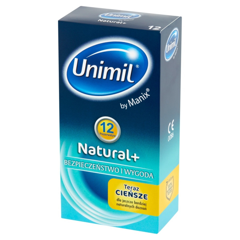 Презервативы классические UNIMIL NATURAL+ by SKYN 53 мм, 12 шт