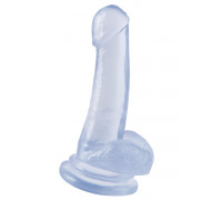 Реалистичный фаллоимитатор на присоске Pipedream Basix - 8' Suction Cup Dong clear, 19 см