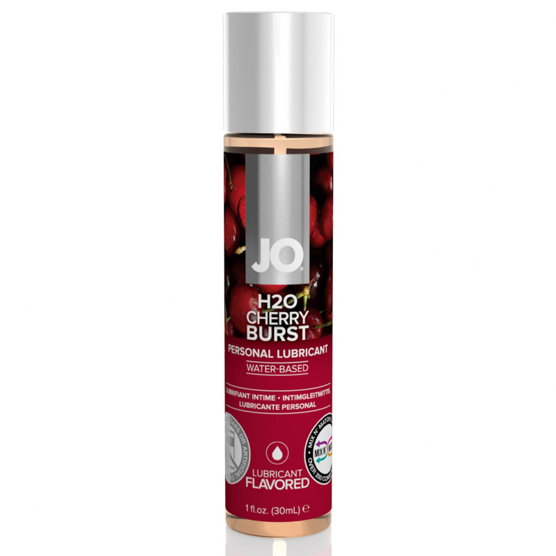 Гель-смазка на водной основе со вкусом вишни System JO - H2O Lubricant Cherry, 30 мл
