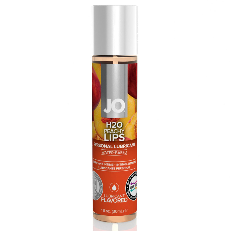 Гель-смазка на водной основе со вкусом персика System JO - H2O Lubricant Peach, 30 мл