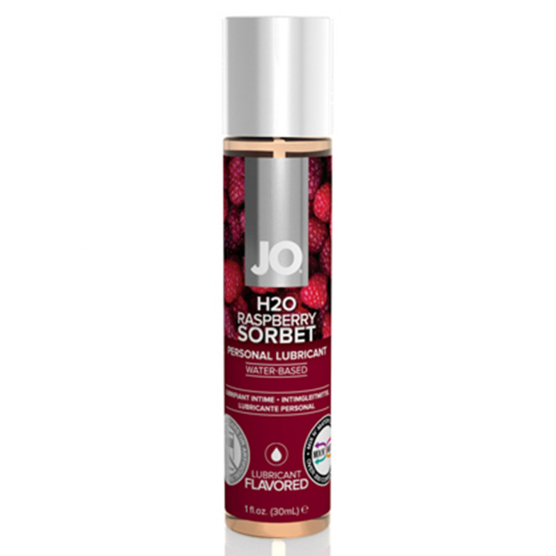 Гель-смазка на водной основе со вкусом малины System JO - H2O Lubricant Raspberry, 30 мл
